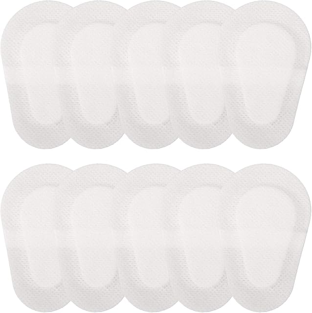 Matory 10 Pieces Sterile Non-Woven Eye Pads Eye Patches Self-Adhesive Non-Woven Wound Dressings (10)