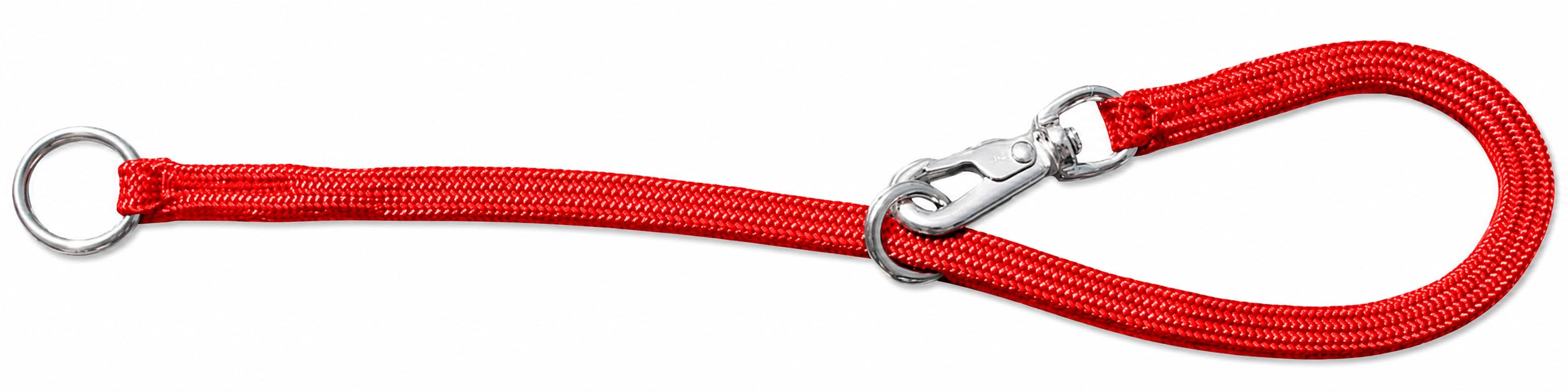 Collier étrangleur Resco nylon rouge 40,6 cm aux finitions soignées