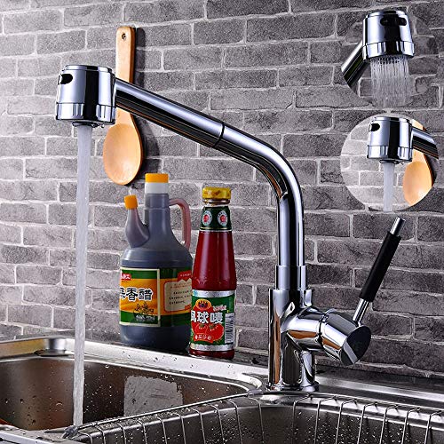 Robinet à bec d'eau extractible pour éliminer les éclaboussures de cuisine
