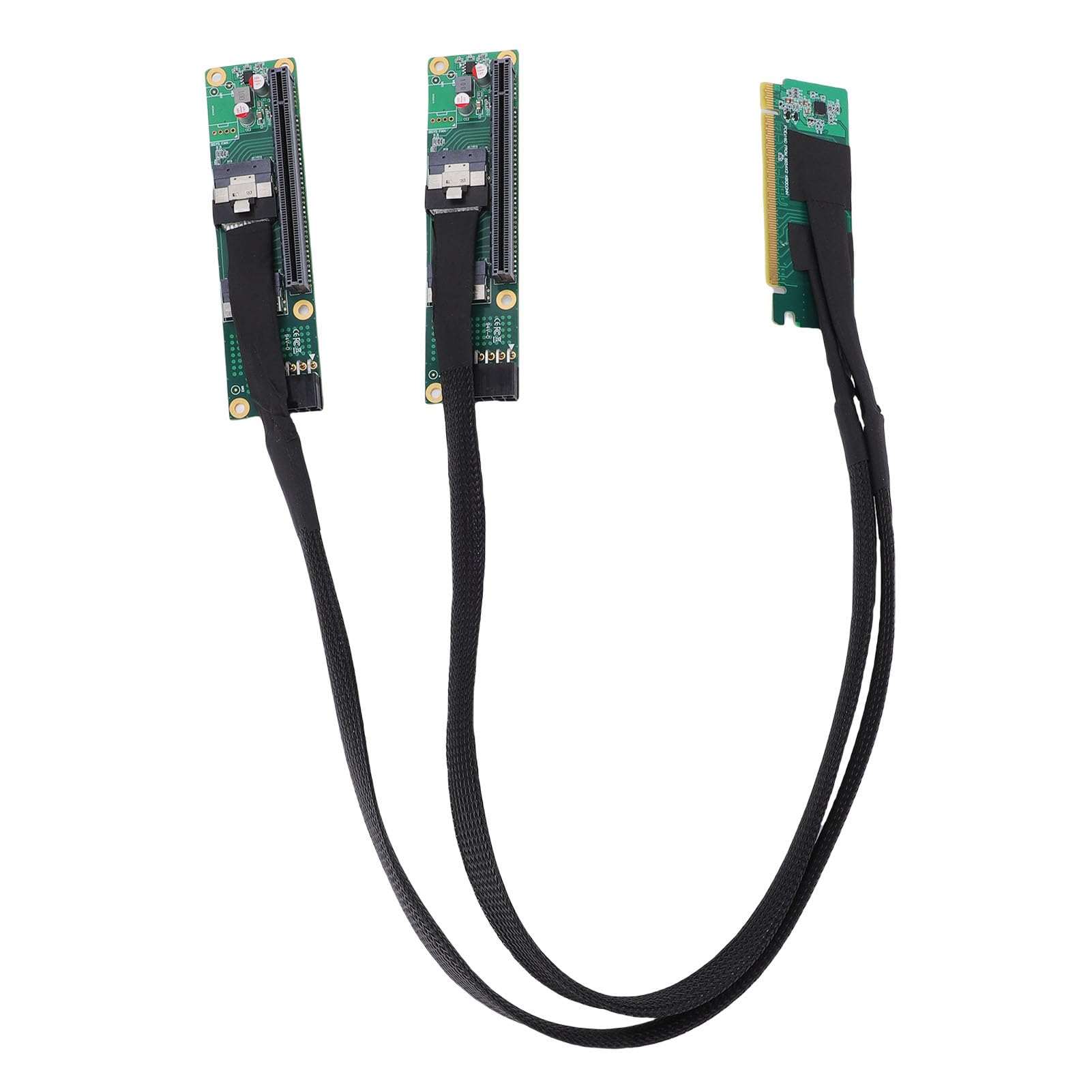 Eacam Kabel Adaptera PCIe 4.0 X16 do SFF-8654 Szybki Przedłużacz Przepustowości do Elastycznych Konfiguracji Komputera 1 Jednostka