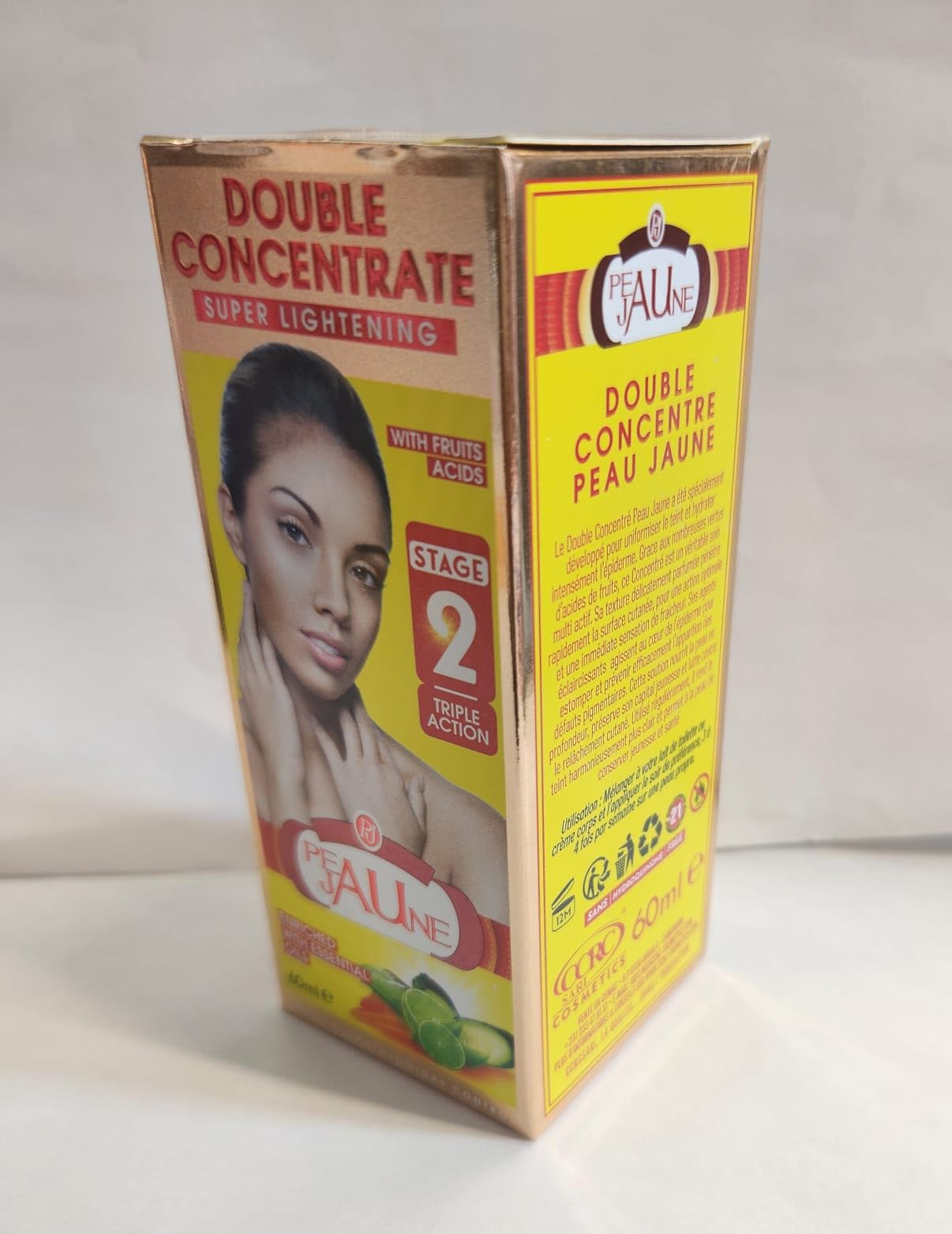 LECHE DOBLE CONCENTRADA PIEL AMARILLO SUPER CLARIFICADA