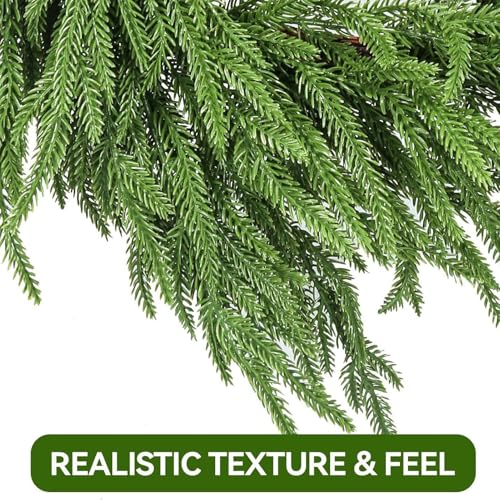 Guirlande de Noël artificielle extérieure et intérieure pour mur - 8