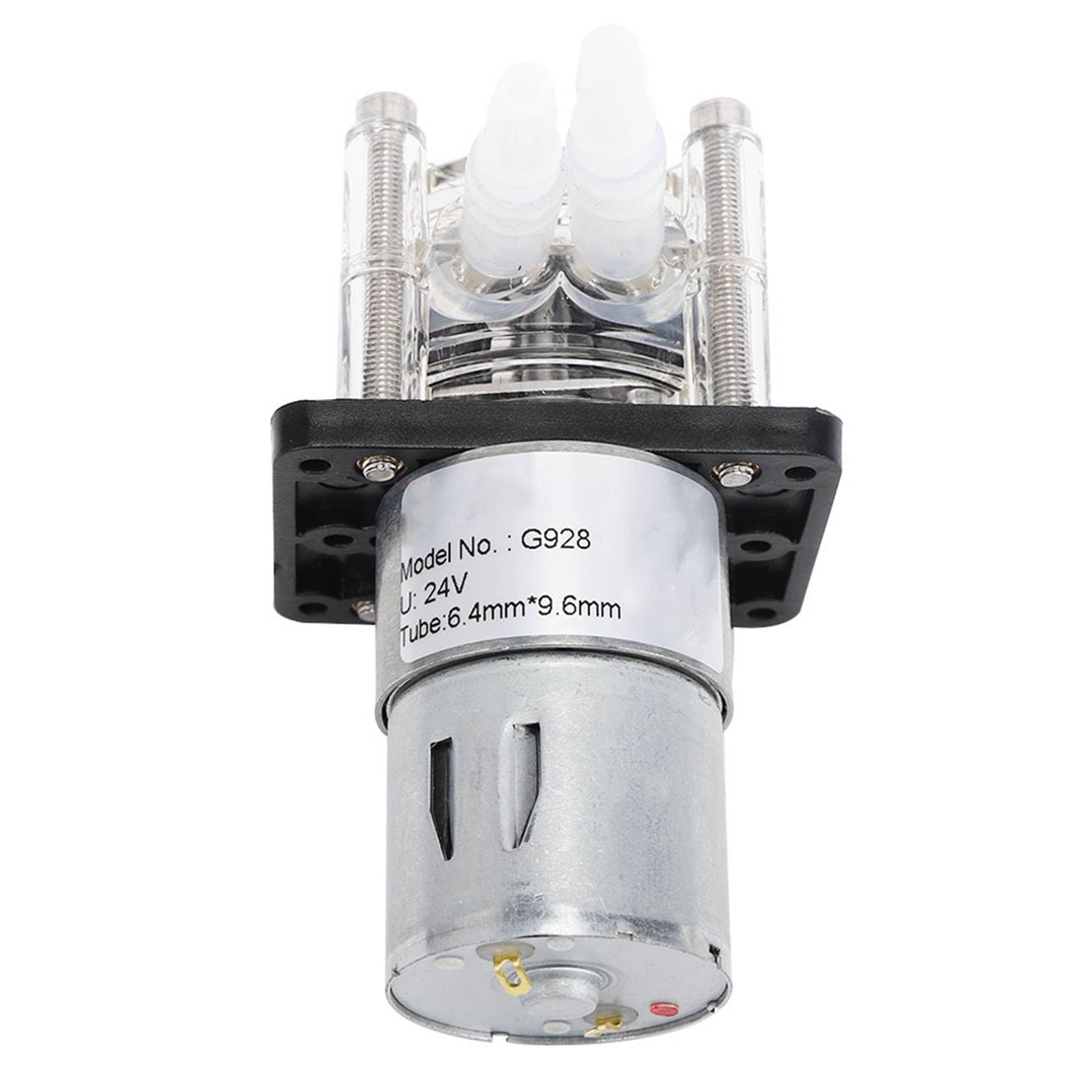 G928 Pompe péristaltique 500 ml/min avec roulements à billes silencieux, vis en acier inoxydable résistant pour aquarium (24 V)