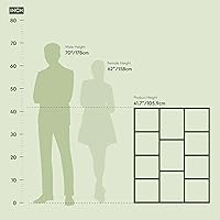 Vista 52 de Furinno - Estantería de cubos de 5 niveles serie Luder para libros y almacenamiento, color negro