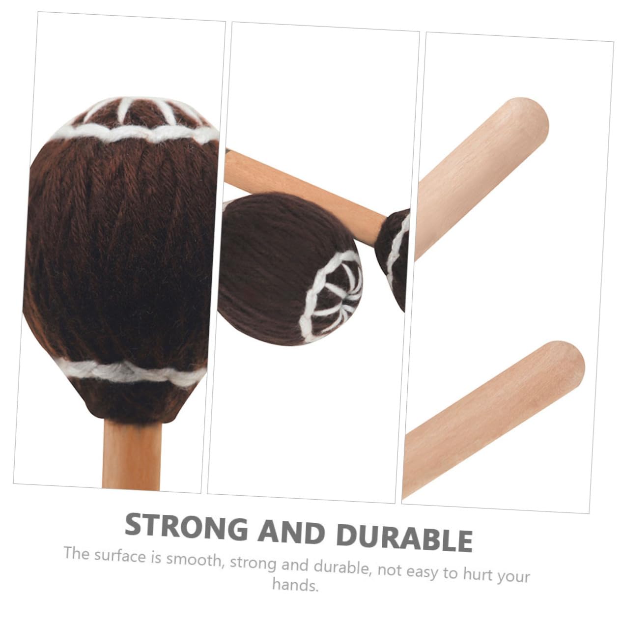 VICASKY 4piezas De Marimba Arce Premium Mallets De Percusión Para Xilófono y Marimba Mango y Material Ecológico y Seguro