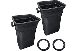 2 Pack Grass Catcher Replacement Grass Bag with Side Discharge Chute for...