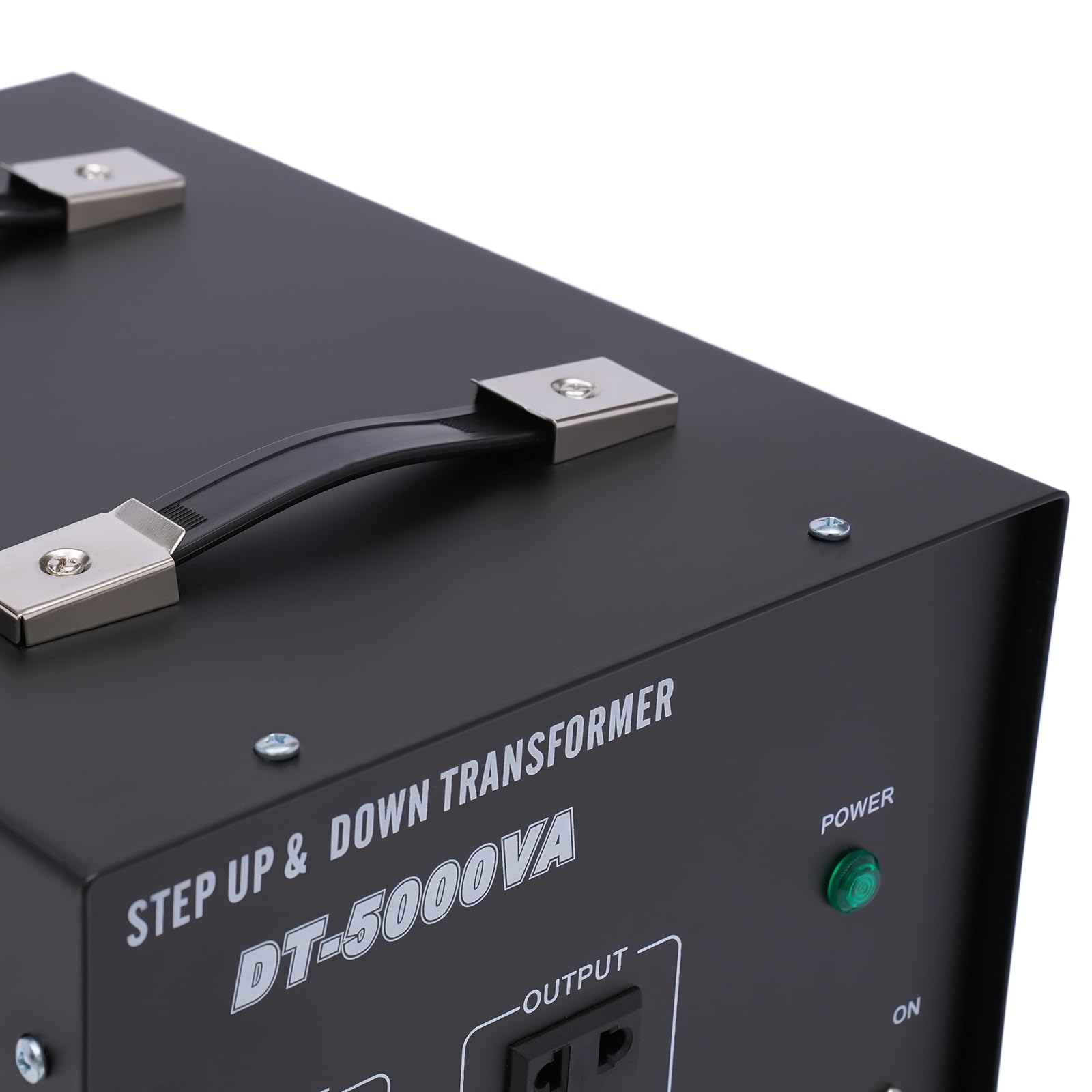 Trasformatore di tensione da 4500 W, AC 110 V, 220 V, 2 prese di uscita americane, 2 prese di uscita europee, convertitore step up down con interruzione automatica