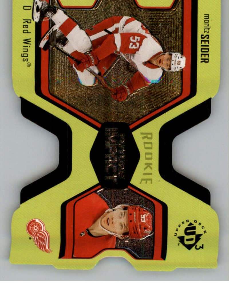 2021-22 Upper Deck Extended Series UD3 Rookies #UD3-40 Moritz Seider SER/1000 Detroit Red Wings Official NHL Hockey Card in Raw (NM or Better) Condition