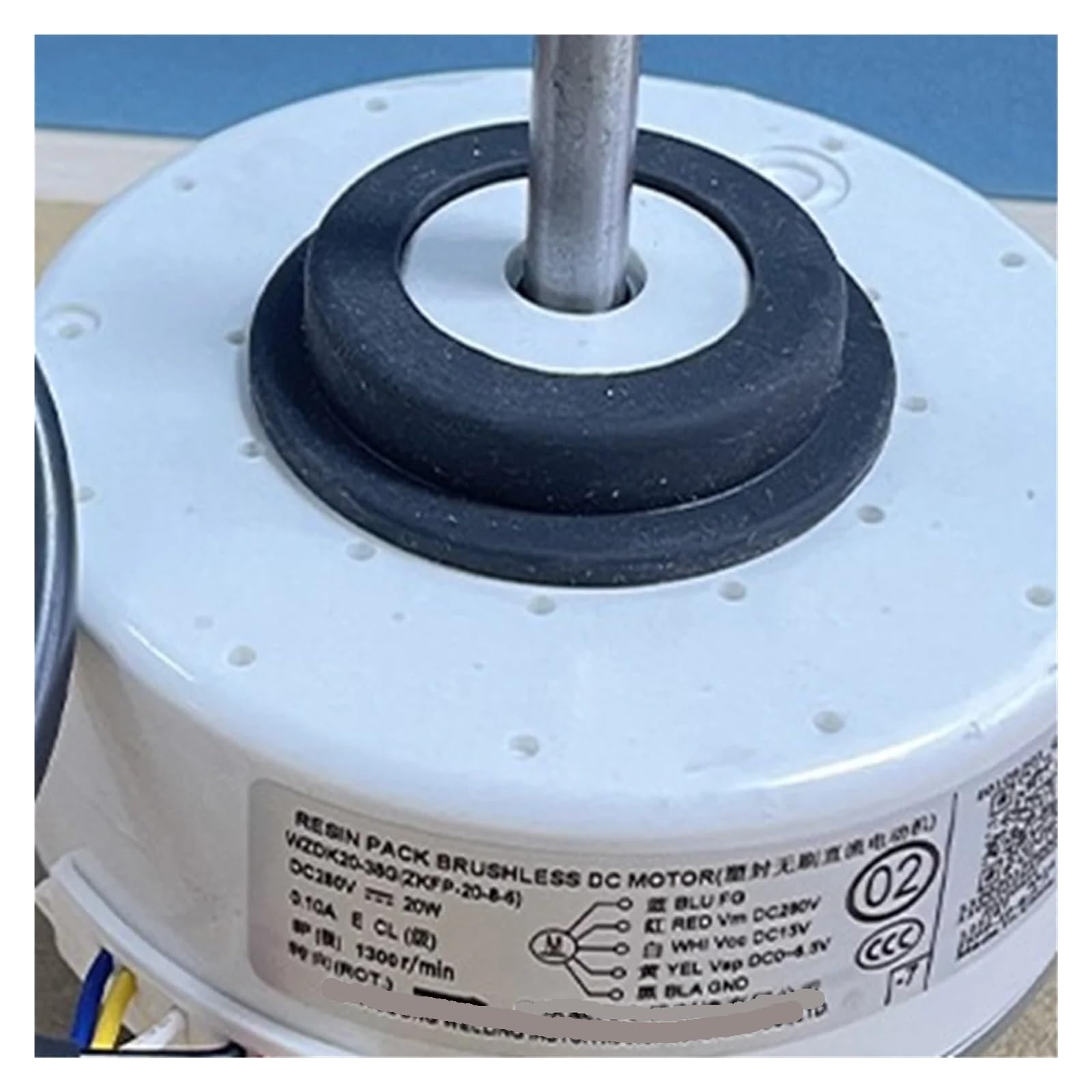 WZDK20-38G Klimaanlagen-Innenmotor (ZKFP-20-8-6) 20 W bürstenloser DC-Lüftermotor for den Haushalt