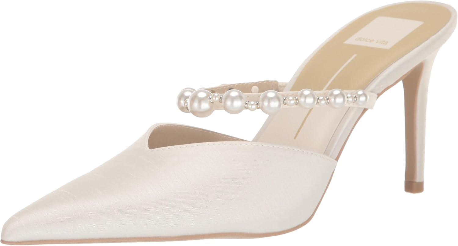Dolce Vita Women's Kanika Pump, Vanilla Pearls, 8.5