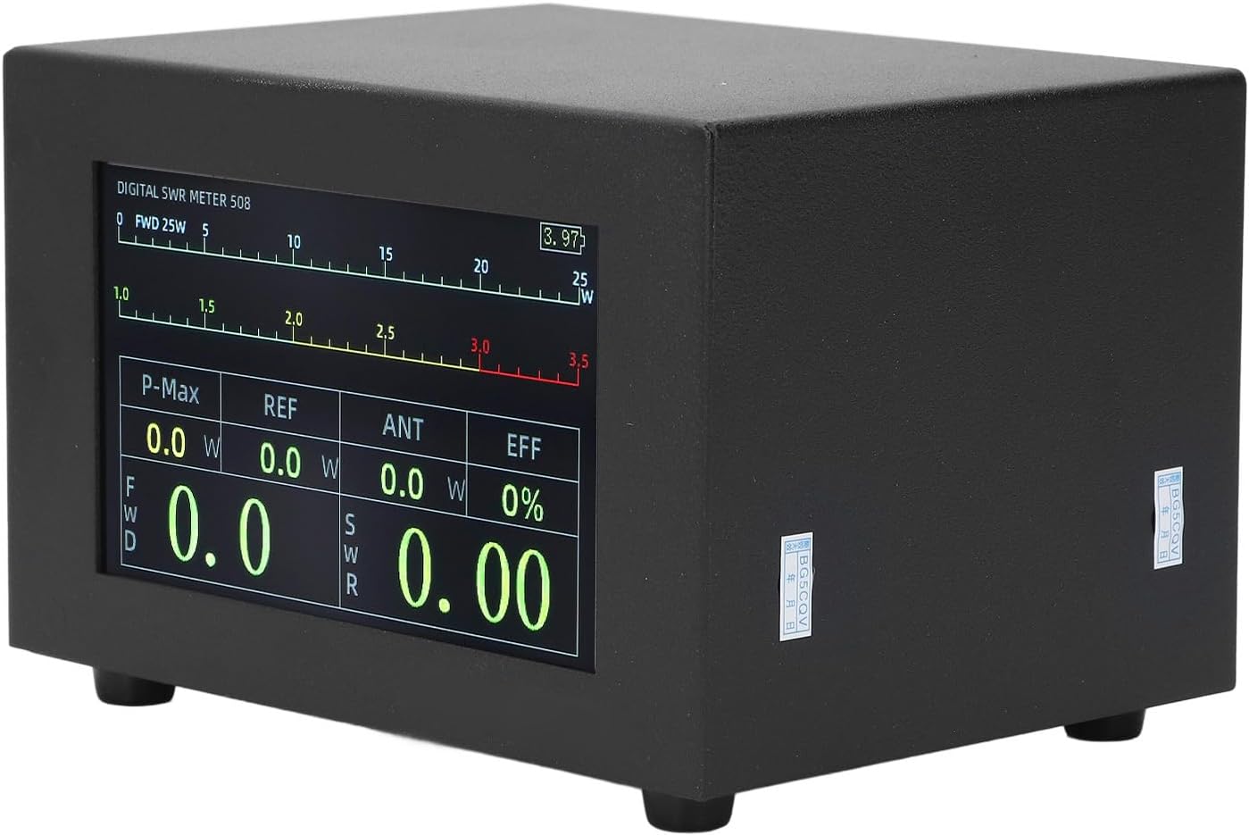 Digital Power SWR Meter Touch Screen Standing Ratio Meter for Ham Radio Enthusiasts