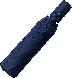 Guarda-Chuva Premium Dobrável com Cabo Premium – Abertura Automática 1 Clique, Antivento, Proteção UV, Impermeável, Elegante e Compacto para Qualquer Clima