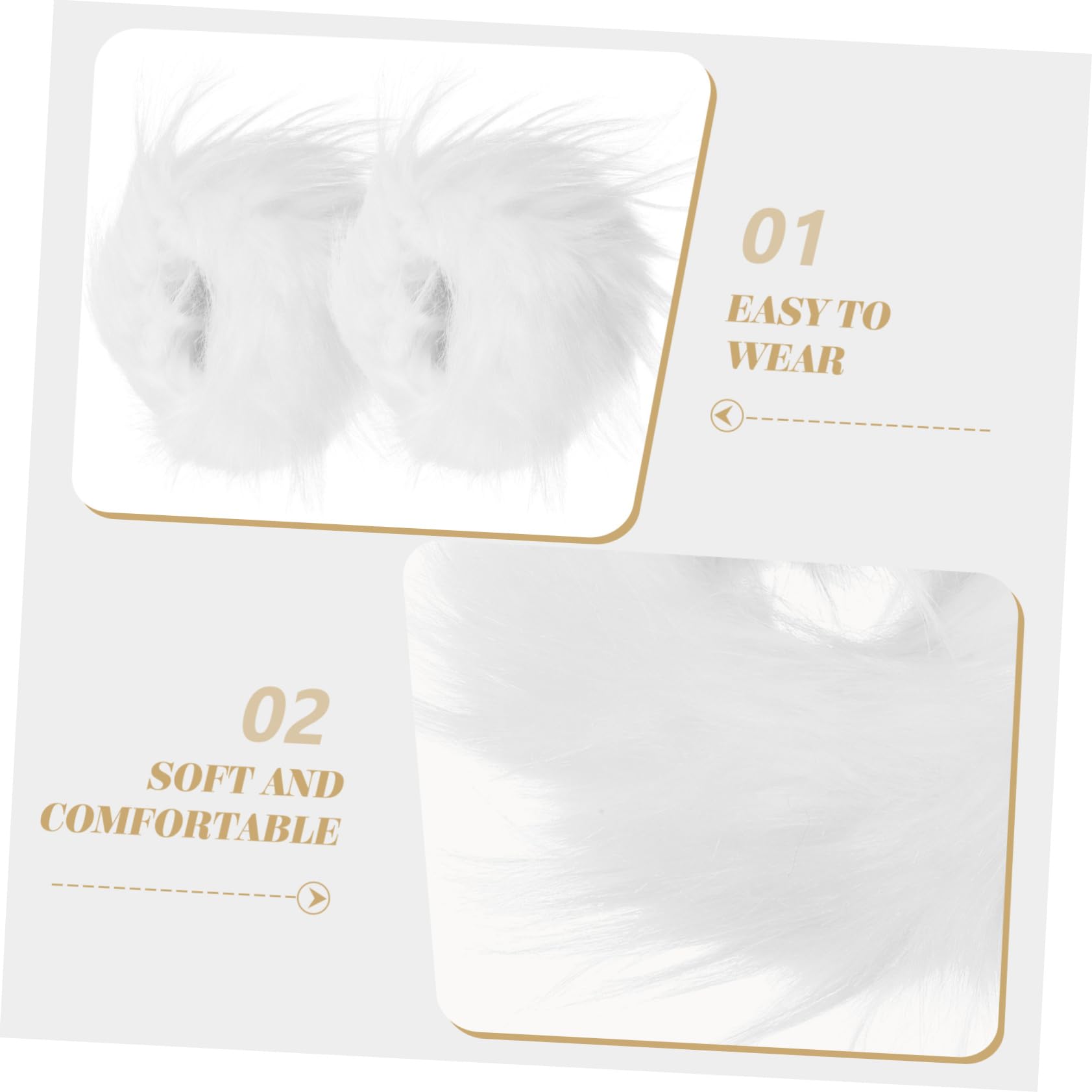 4pares Mujer Cuffs De Invierno De Piel Sintética Calentadores De Muñeca Suaves y Acogedores Accesorio De Moda Para Realzar Tu Estilo Temporada Fría
