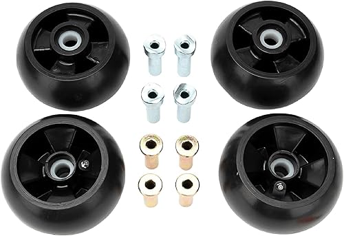 Gauge Wheel Kit Deck Tractor Mower Deck Wheel Kit 4PACK fit for John Deere 48" 54" 60" 72" OEM# AM125172 AM124706 210-300