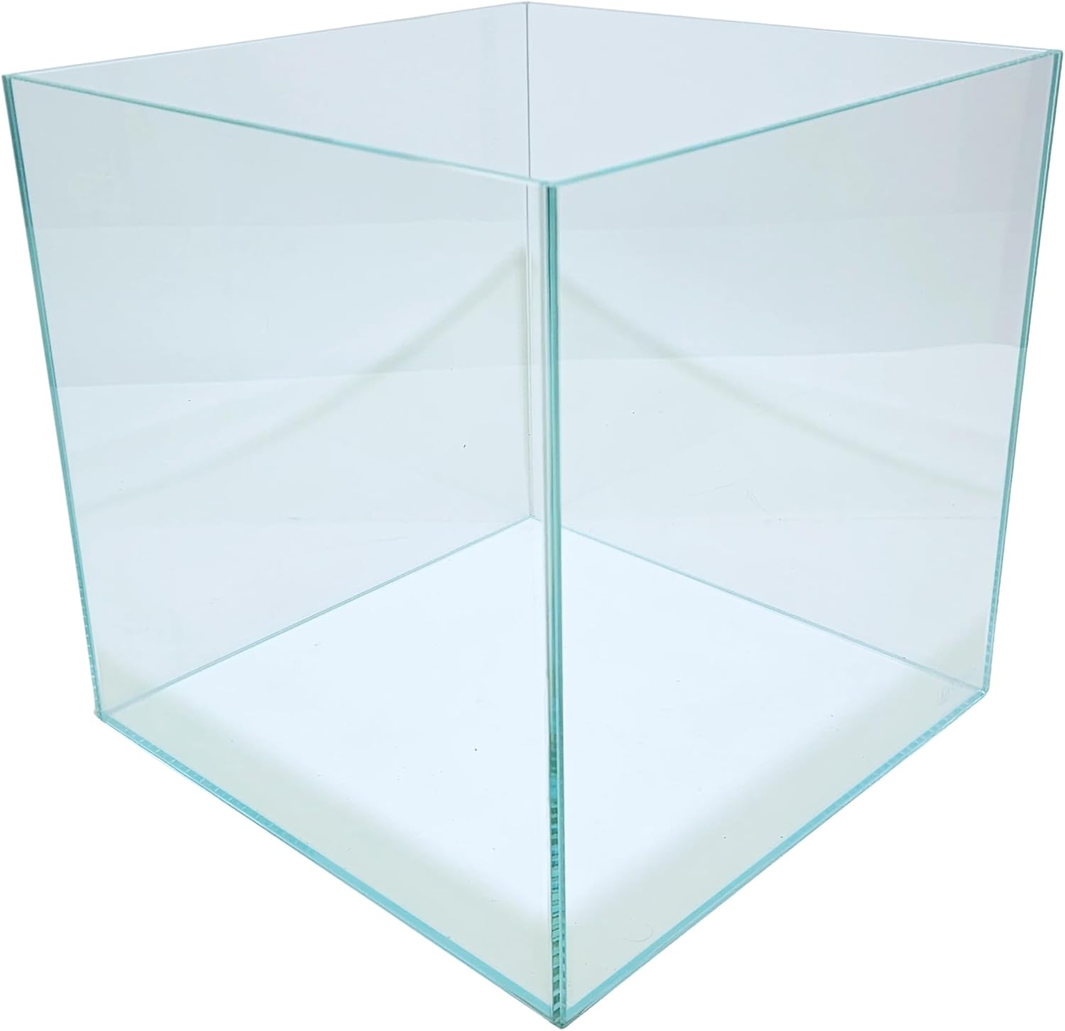 Lifegard Aquariums - 15 Gallon Cube Low Iron Ultra Clear Glass Tank 6mm - 15.63''X15.63''X15.63''