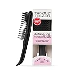 Tangle Teezer Ultimate Detangler Hairbrush, Eliminates Knots & Reduces Breakage, Mini Hair Brush for Travel, Small Hands & All Hair Types, Black