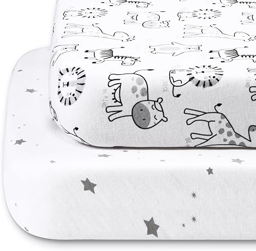 Vista 16 de Beberoad Love Paquete de 2 sábanas de moisés para bebé, 100% algodón, suaves, universales, para ovalado, reloj de arena y rectangular, elástico