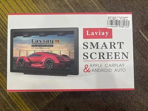 Miniatura 9 de Pantalla táctil inalámbrica Carplay con cámara de tablero 4K Apple Carplay portátil y estéreo Android Auto para automóvil, receptores de audio para