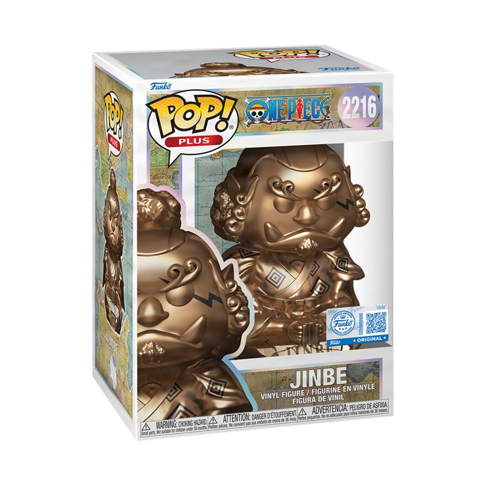 Funko Pop! Plus: One Piece - Jinbe (edición especial de estatua de bronce) #2216