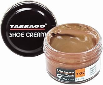TarragoShoe Cream Professional Shoe Polish for Leather Boots, Shoes, Purse, Furniture Eco Friendly Leather Conditioner 1.7oz - Bronze Metallic #107