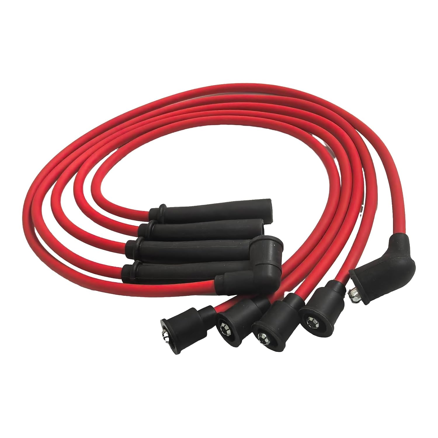 Spark Plug Wire Kit 875571 834365 9-28013 Compatible with Volvo Penta 4 Cylinder 230 AQ BB AQ151C