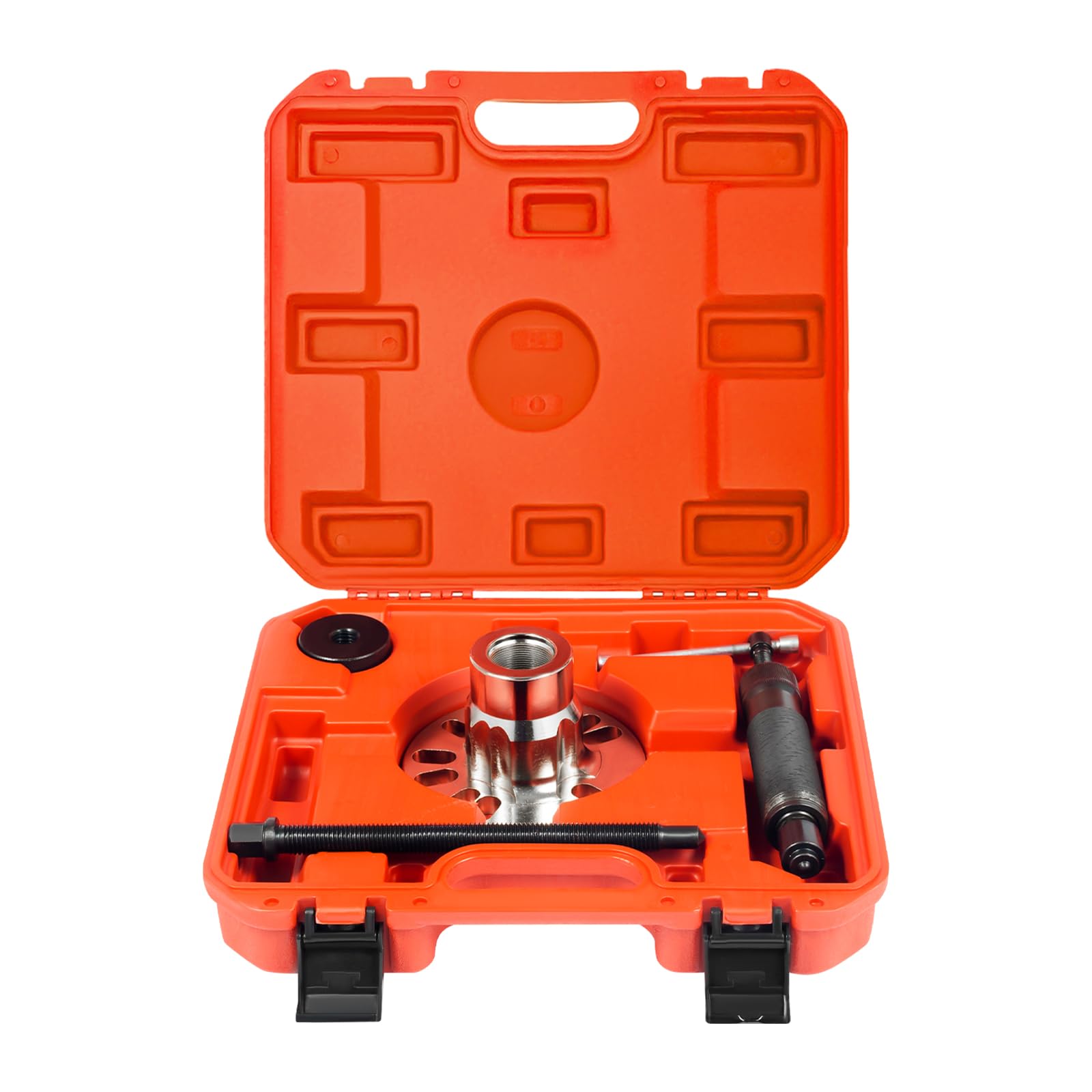 10T Hydraulik Radnaben Abzieher Hydraulischer Antriebswellen 98-125mm Ausdrücker Werkzeug Hydraulischer AusdrückerSatz für 4-Loch- oder 5-Loch-Räder (Rot)