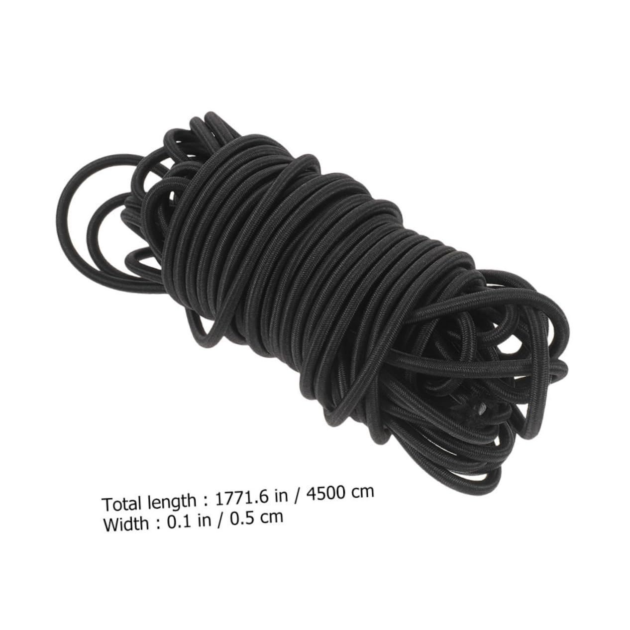 POPETPOP 1Rouleau Élastique Rond pour Lacets de Chaussures de Polyvalent pour Toutes Chaussures de Sport et Décontractées