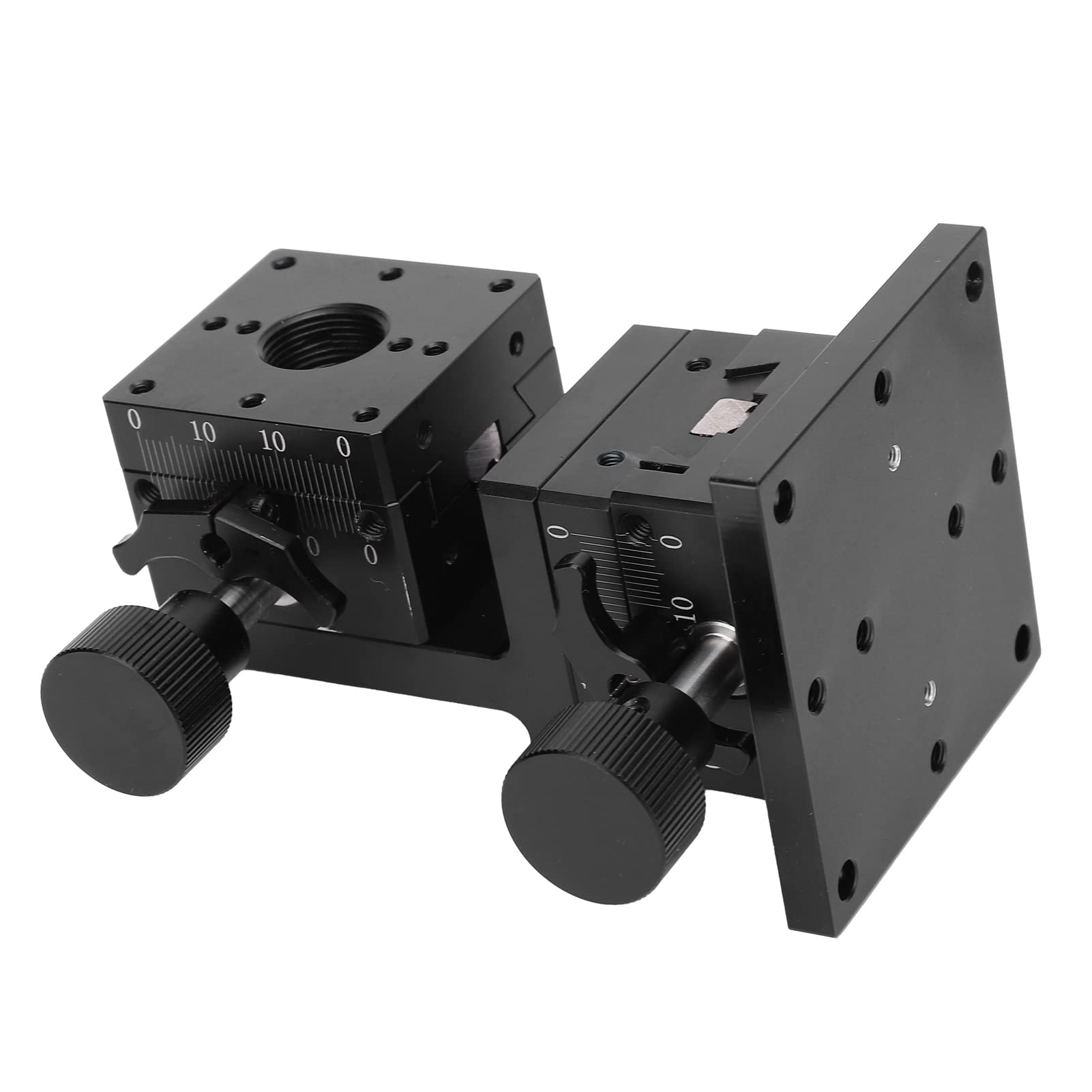 XZ Axis ręczna platforma przycinająca jaskółczy ogon, stopnia tłumaczenia liniowego, stopnia przesuwna przekładni, HFLX A40, 40 x 40 mm, stop aluminium, anodowana na czarno, wysoka, do sprzętu