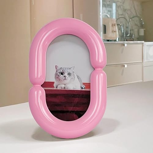 Miniatura 4 de H-A Marco de fotos de madera maciza Marco de fotos de doble cara para montaje en pared o exhibición de mesa