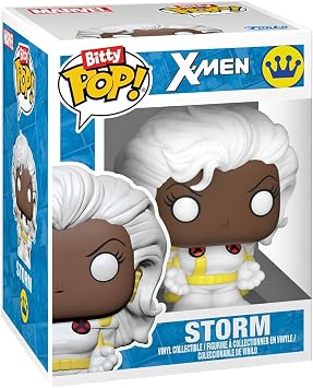 Funko Bitty Pop! X-Men: Rogue, Nightcrawler, Gambit, Storm and A Surprise Mystery Mini Figure - 0.9 Inch (2.2 Cm) Collectable - Stackable Display Shelf Included - Gift Idea - Cake Topper