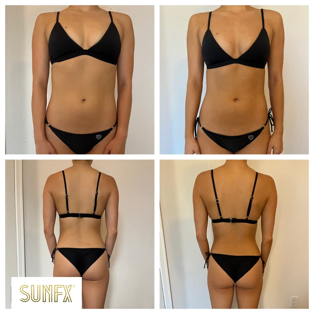 SunFX Summer's Secret Instant Self-Tanning Spray – Medium-Dark, 8oz | Streak-Free, Fast-Drying, Long-Lasting Self Tanner for a Natural Bronzed Glow