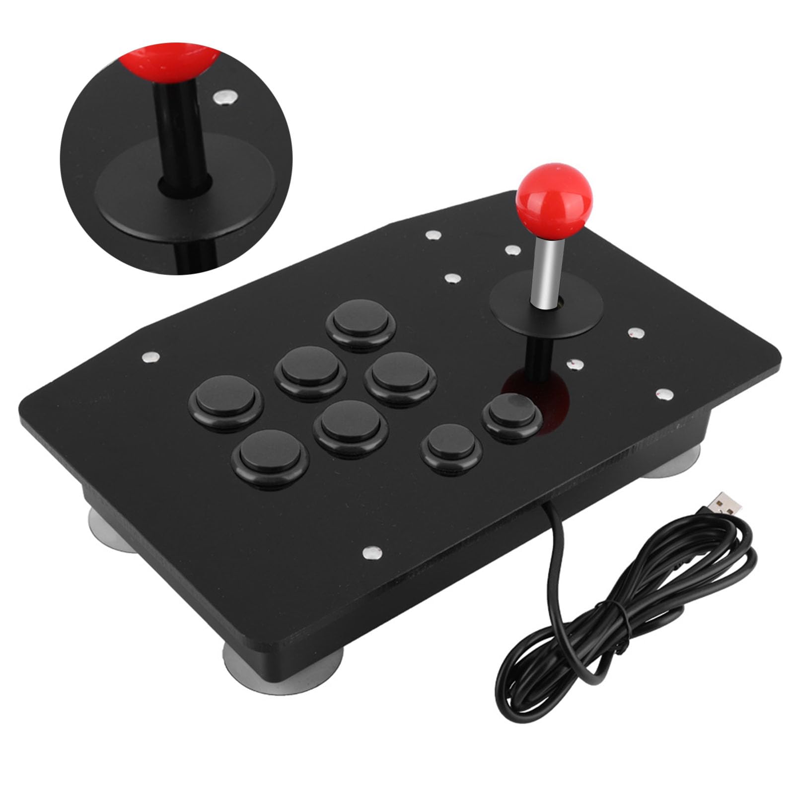 アーケードスティック USB接続 8ボタン Amazon.co.jp: アーケードゲーム USBスティックボタンコントローラー