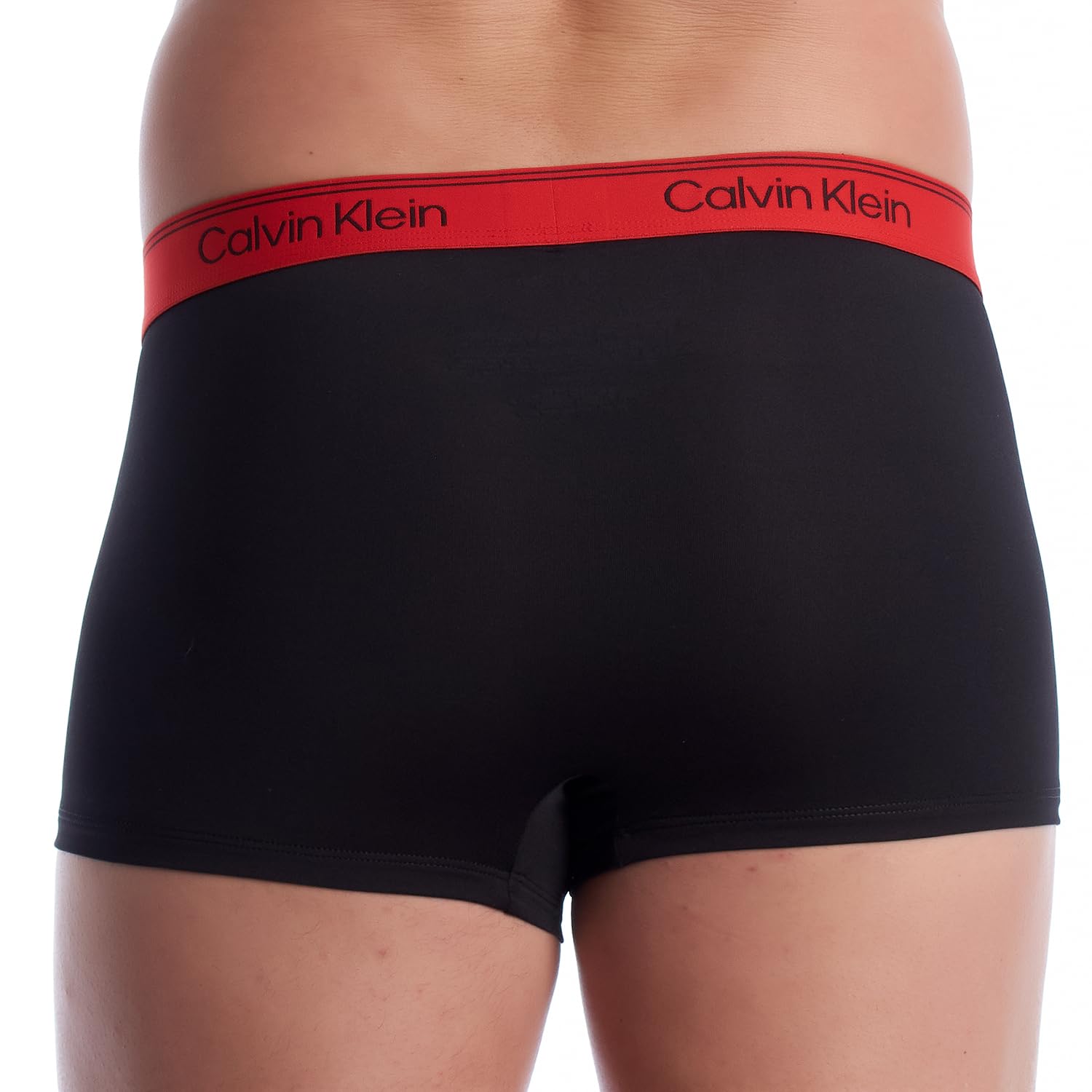Calvin Klein Confezione da 3 Boxers Pantaloni Elasticizzati in Microfibra a Vita Bassa NB4409 da Uomo