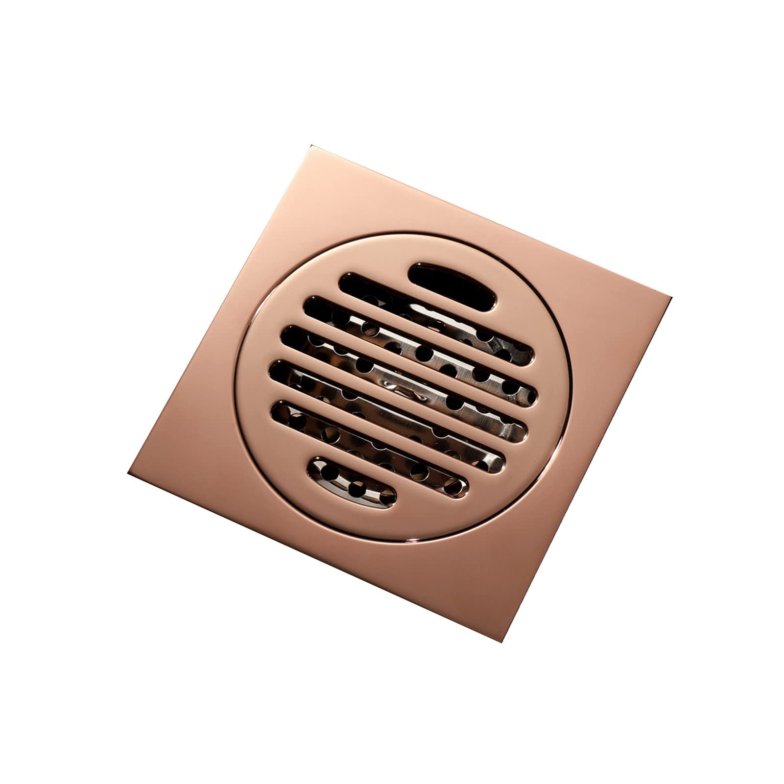 Múltiples Modelos De Desagüe De Piso De Baño De Color Rosa, Desagüe De Piso De Ducha Cuadrado De Latón, Antiolor Anti-Obstrucción, para Cocina, Baño