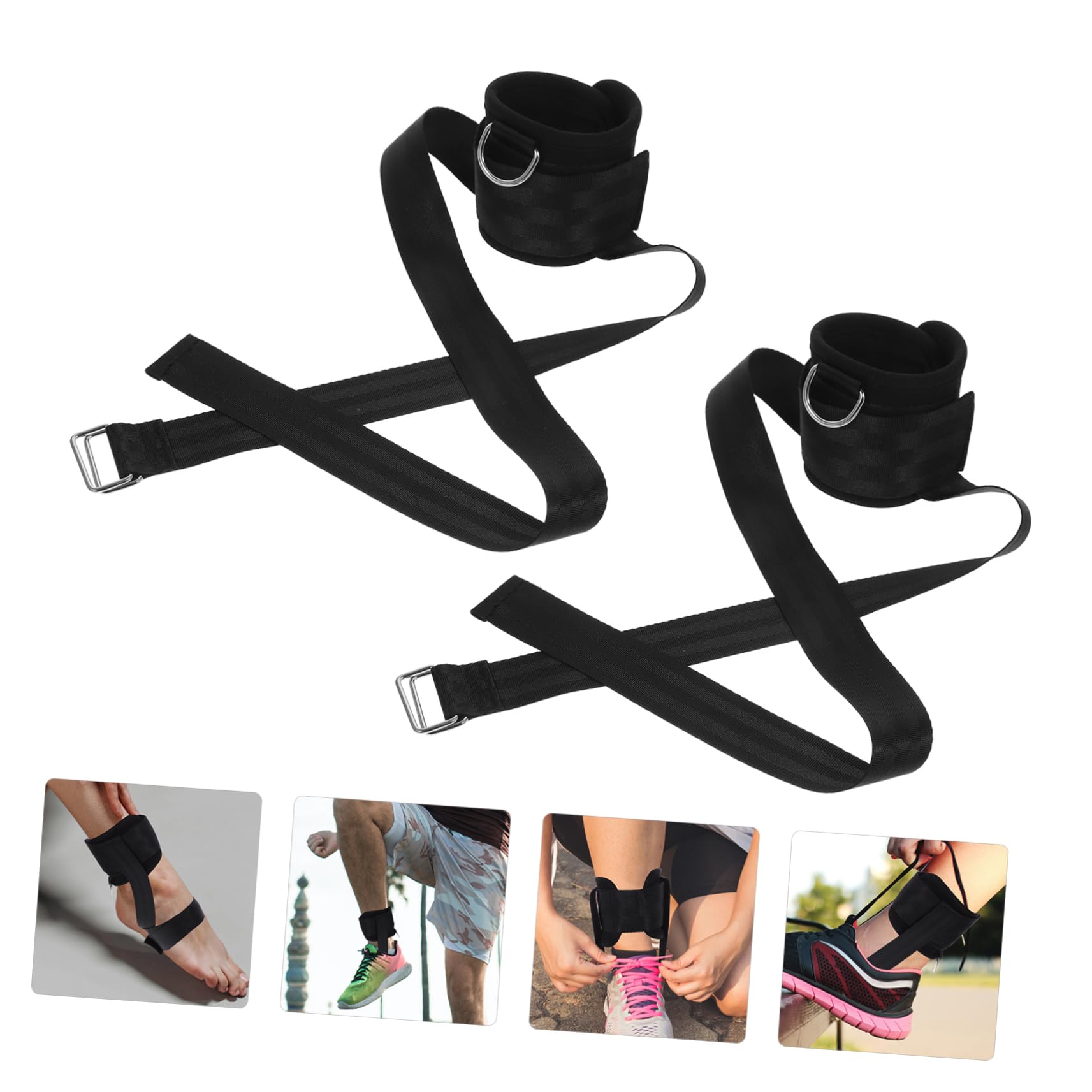 Toyvian Fußschlaufen Für Kabelzug Verstellbare Ankle Straps Für Effektives Bein Und Gesäßtraining Für Kraftsport Und Fitnessübungen