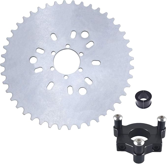 Supermotorparts 1" 25mm / 1.5" 38mm CNC Adapter 44T Sprocket Fits 80cc