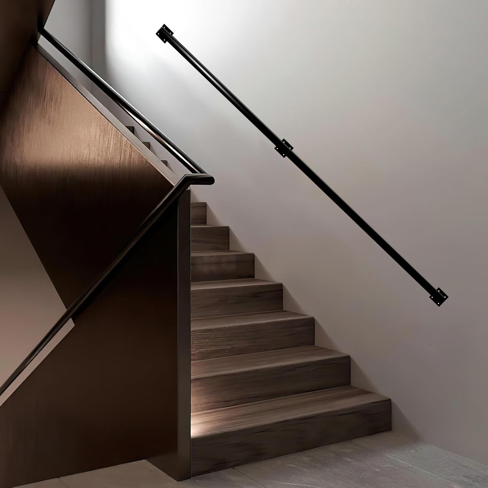 360cm Handlauf Treppengeländer Komplettset für Innen und Aussen