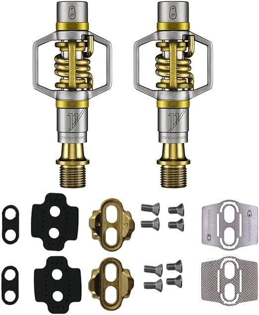 Crank Brothers Eggbeater 11 MTB Bike Pedals (Gold) with