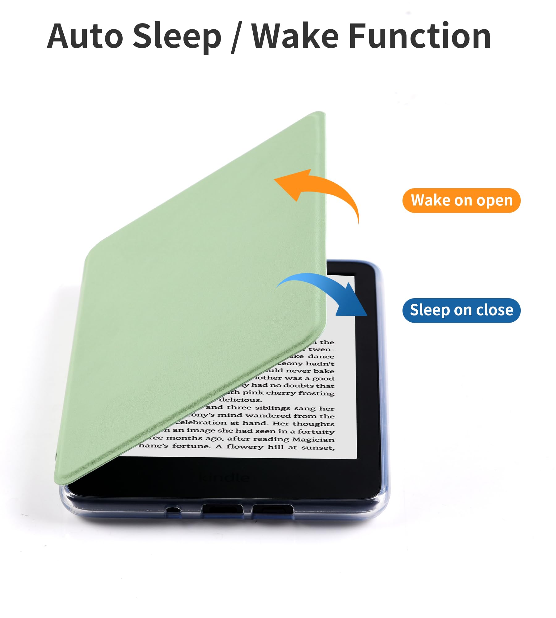 Case for Kindle Paperwhite 11th Gen E-reader Slim Smart Cover Sleeve Auto Sleep Case for Kindle Paperwhite 11th Gen E-reader Slim Smart Cover Sleeve Auto Sleep
