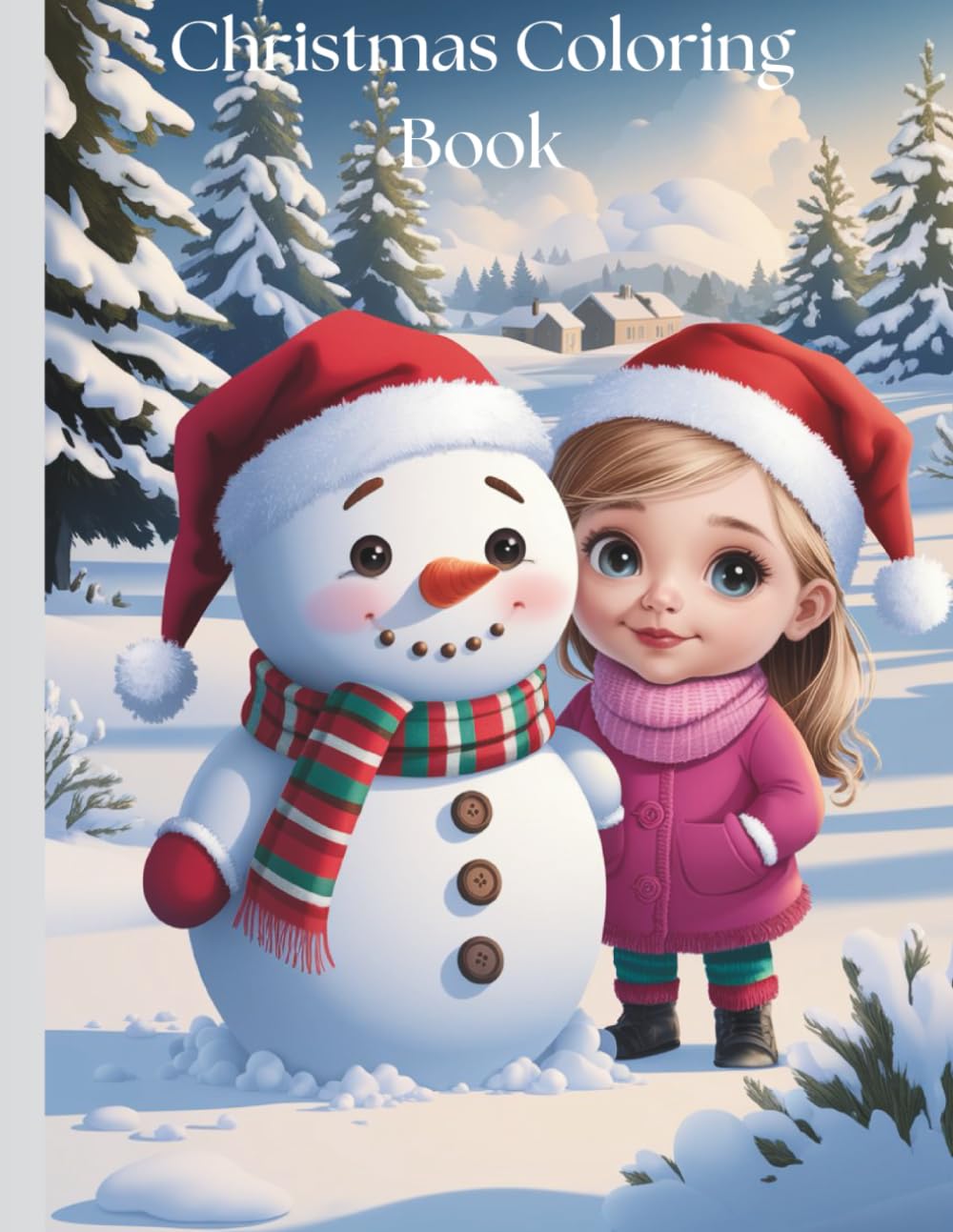 Cozy Christmas Scenes Coloring Book
