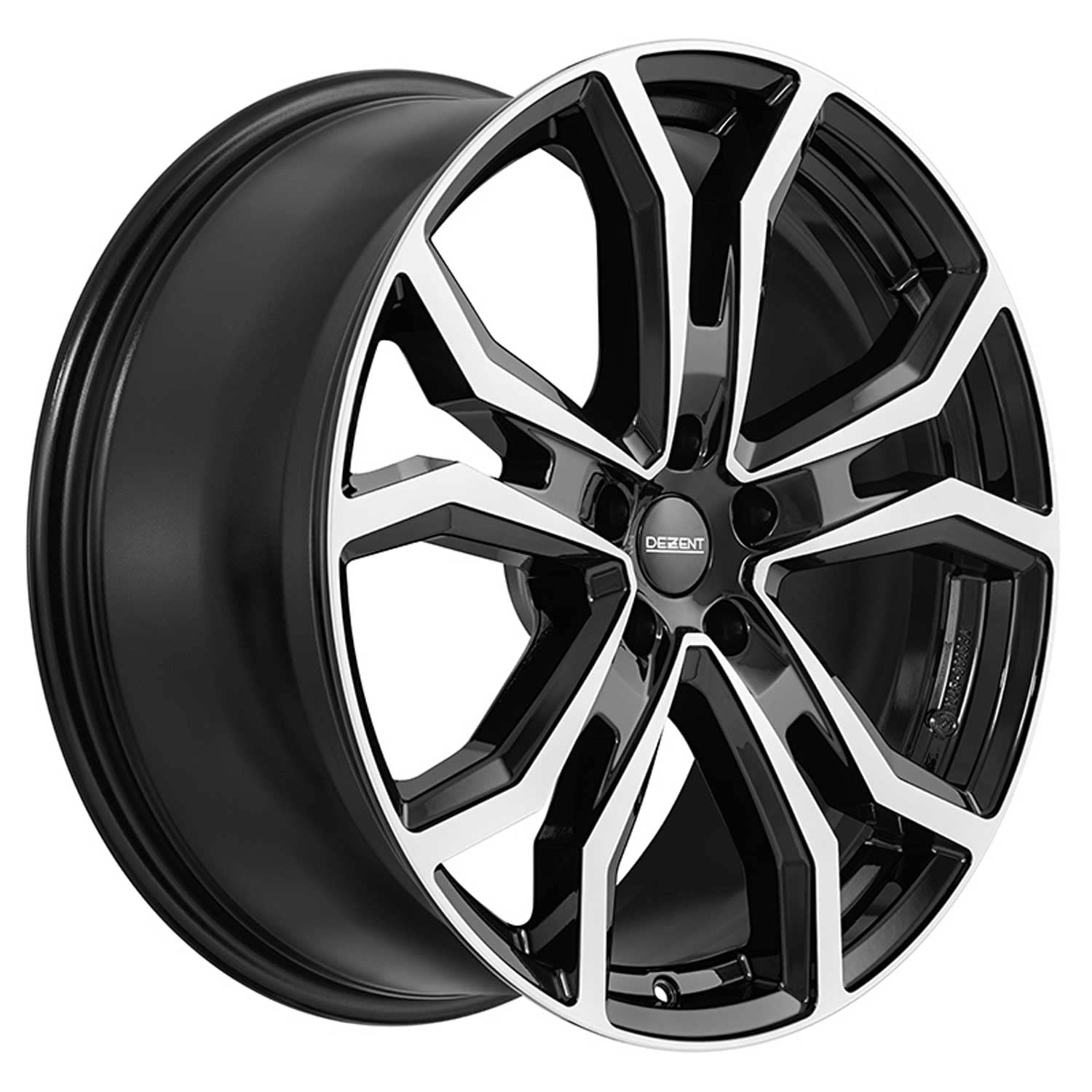 CERCHIO IN LEGA DEZENT TV dark 7x17 5x112 ET 48 BLACK/POLISHED