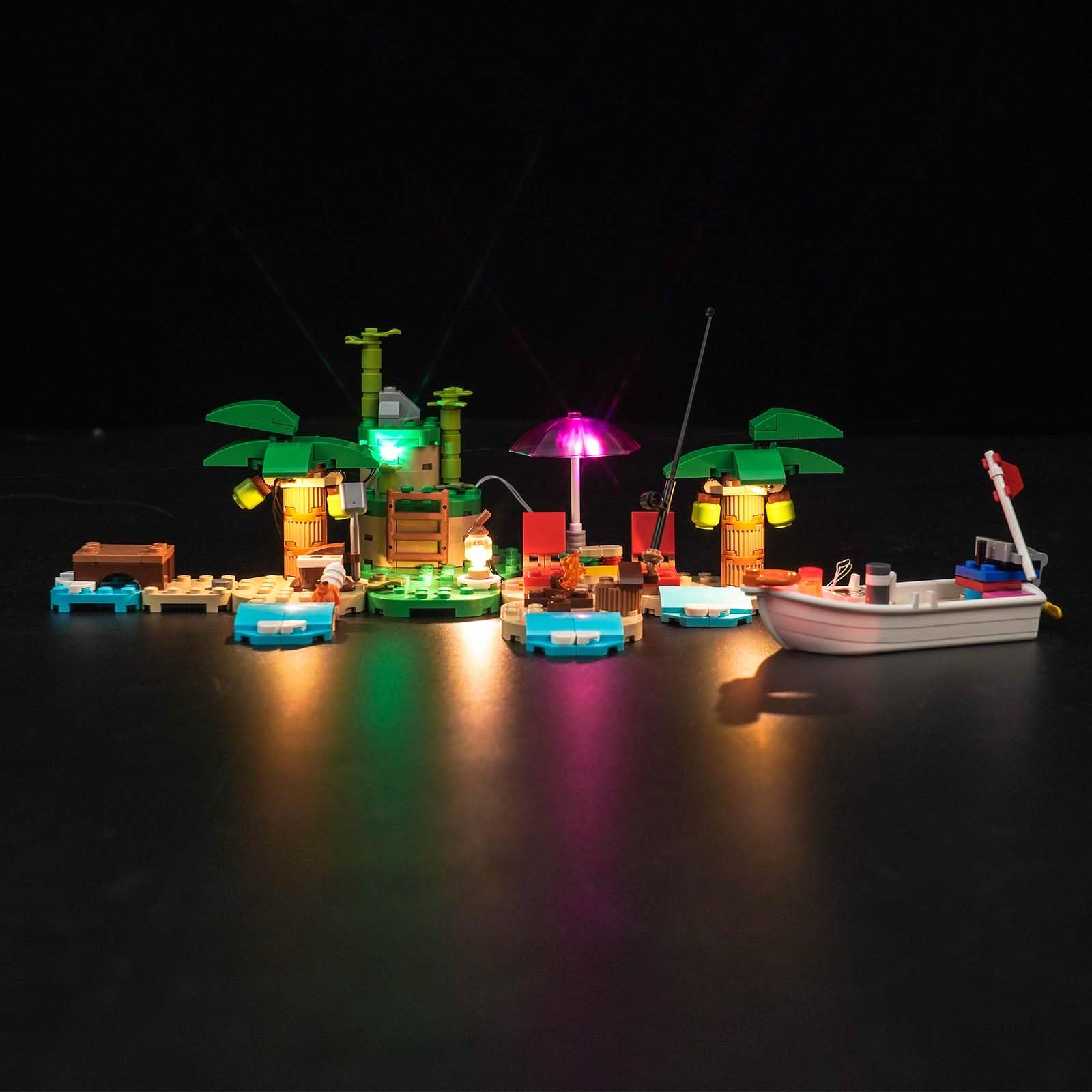 Led Light Set for Lego 77048 Animal Crossing Kapp'n's Island Boat Tour (No Lego), Decoration Lighting Set for Creative Toys