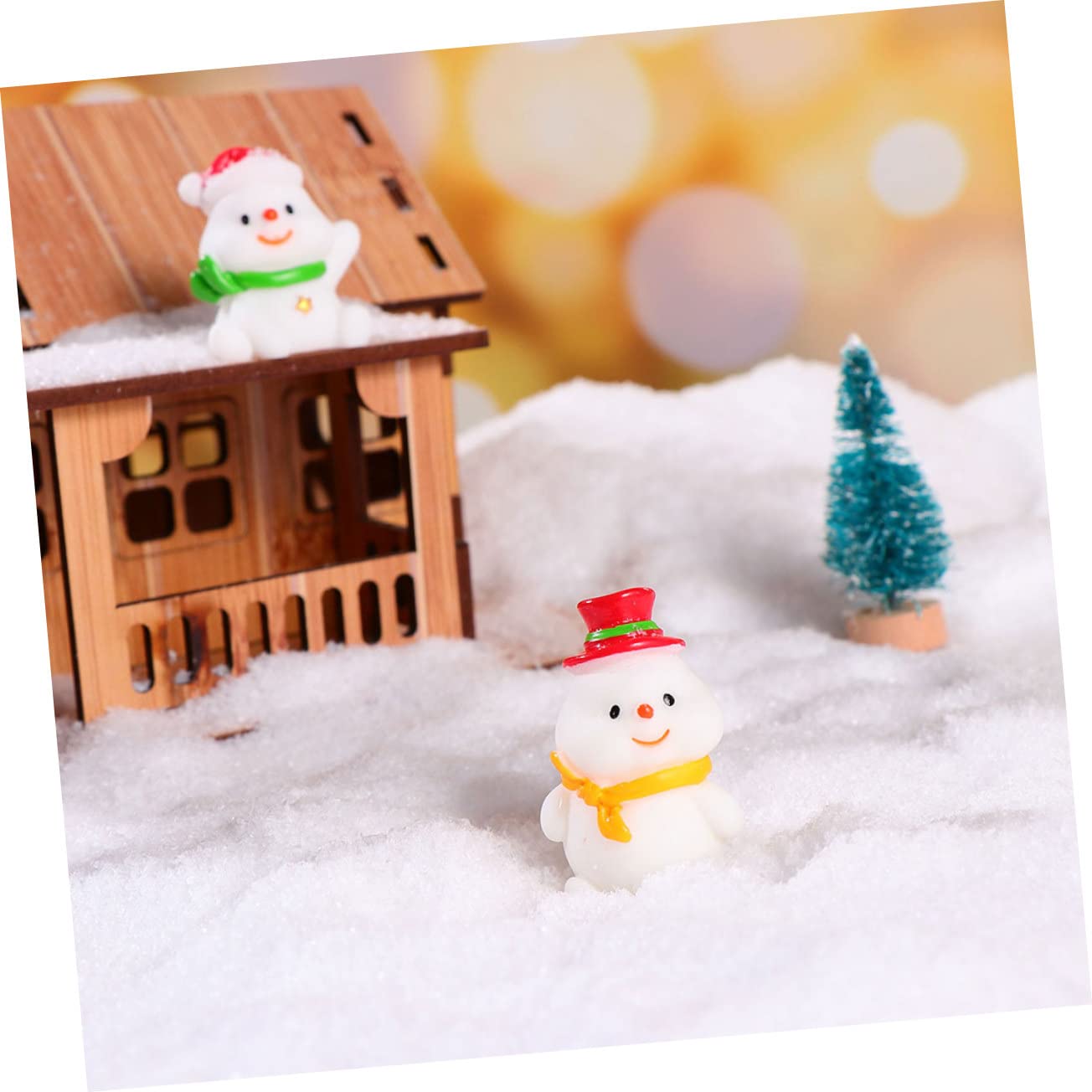 RORPOIR 1bag Christmas Fake Snow Powder Artificial Snow for Holiday Decor Themed Parties Xmas Supplies Realistic Indoor and Outdoor Decoration for Christmas Trees and Events