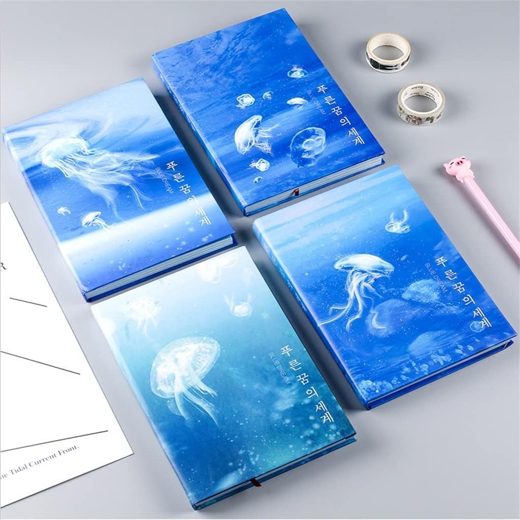 Notebook A5 Blank Color Art Drawing Papers Journal Note Book Diary Notepad Stationery Gifts (Color : D, Size : 13X19CM)