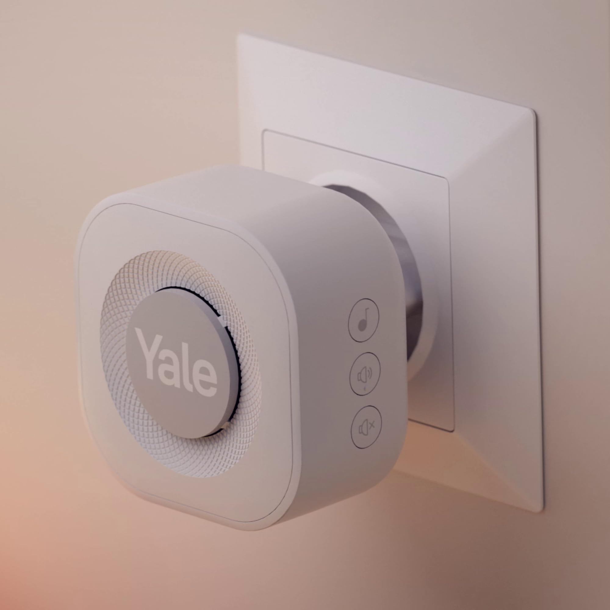 Yale Smart Video-Türklingel - Full HD Live Ansicht & Zwei-Wege-Audio inkl. Yale Türklingel-Gong, Plug-in-Installation - EU- und UK-Strommodule
