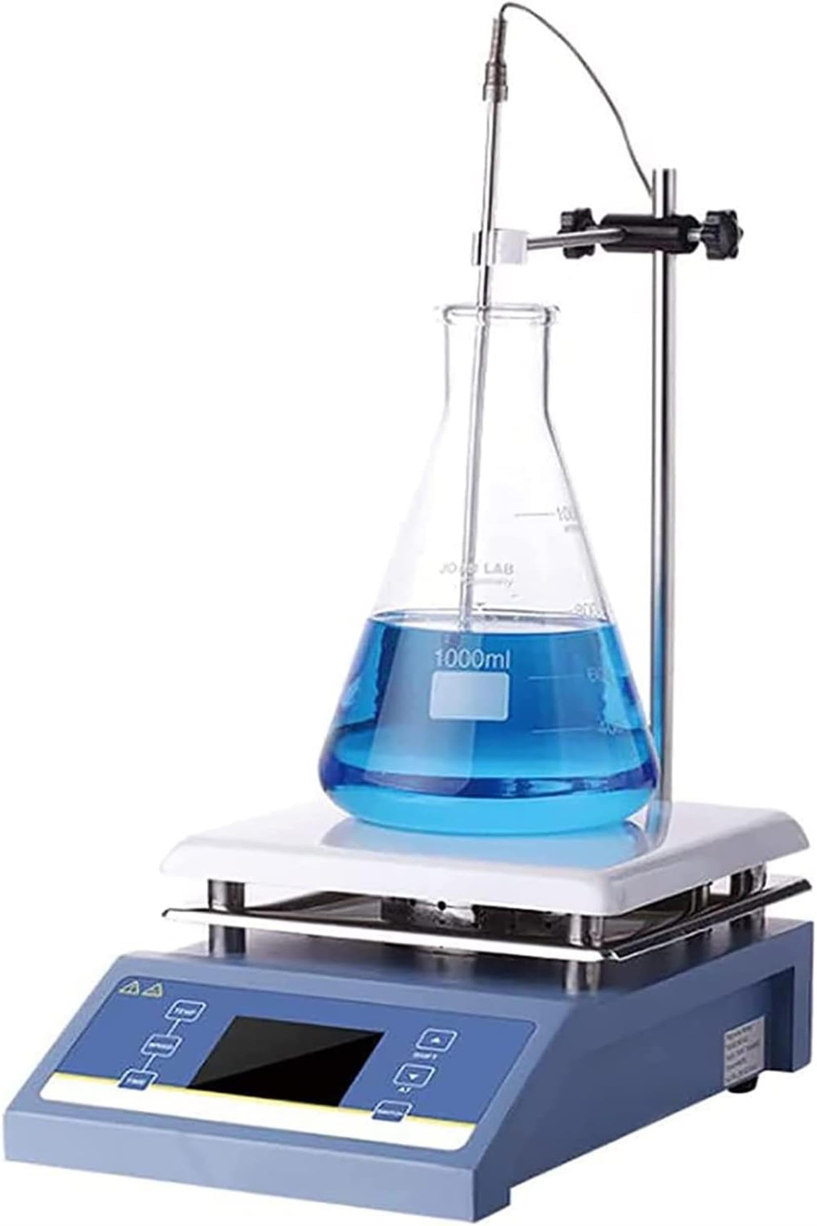 Piastra Riscaldante per Agitatore Magnetico, Miscelatore Magnetico da Laboratorio da 5000 Ml, 200-2000 Giri/Min, Utilizzato per Il Riscaldamento E ;Agitazione in Laboratorio, con Display A LED E Sen