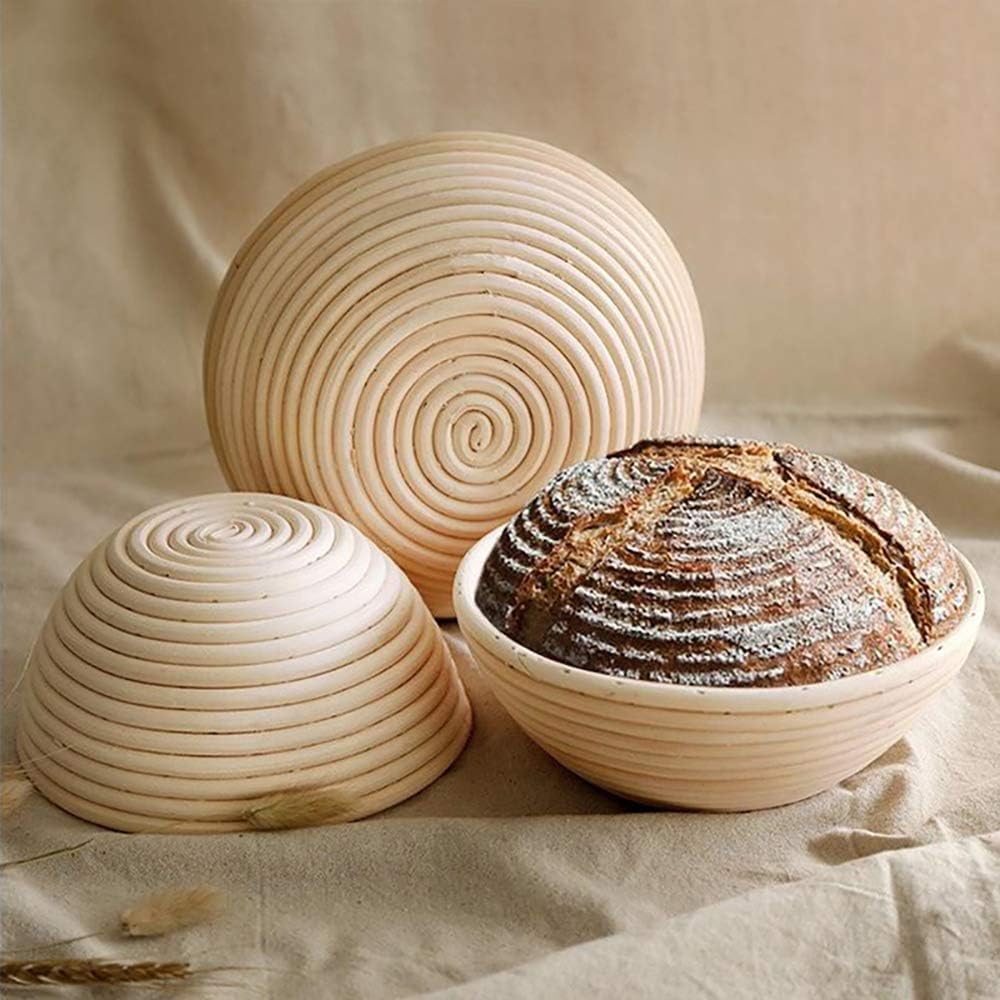 H6DQ rattan tkacki europejski kosz do pieczenia chleba piekarnik owalny bagietka ciasto forma fermentacyjna dom DIY pieczenie wyślij materiałowy pokrowiec + nóż deska do krojenia/125