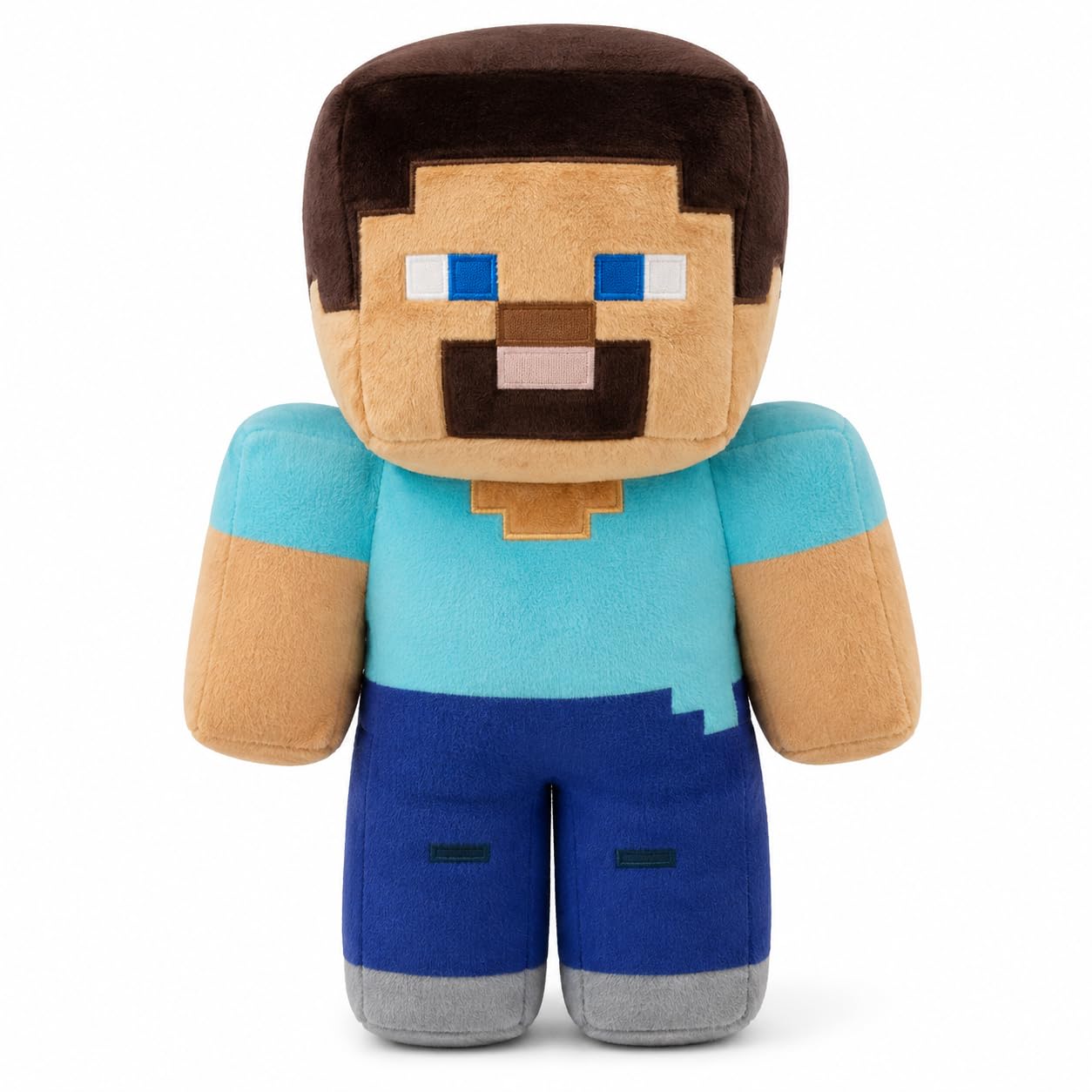 Minecraft Steve Plush Toy 60cm - Plush Character Soft Dolls, Plush Video Game Character Cuddly Toy, Birthday Gifts and Christmas for Kids 3+Years