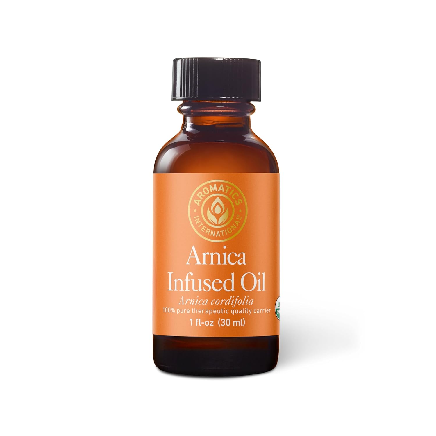 Aromatics International Arnica Infused Olive Oil 1fl-oz | Premium Olive Oil Infused with Arnica Flower Extract | Natural, Soothing Oil for Skin Care and DIY Beauty