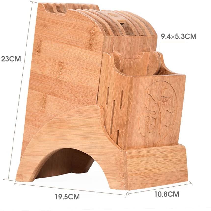 Bloque de cuchillos universal para ordenar encimeras y cuidar filos de corte 3